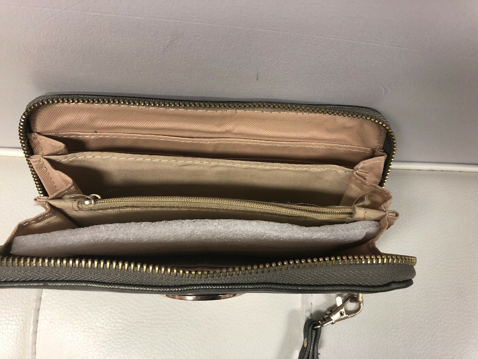 Silver Pewter Wristlet