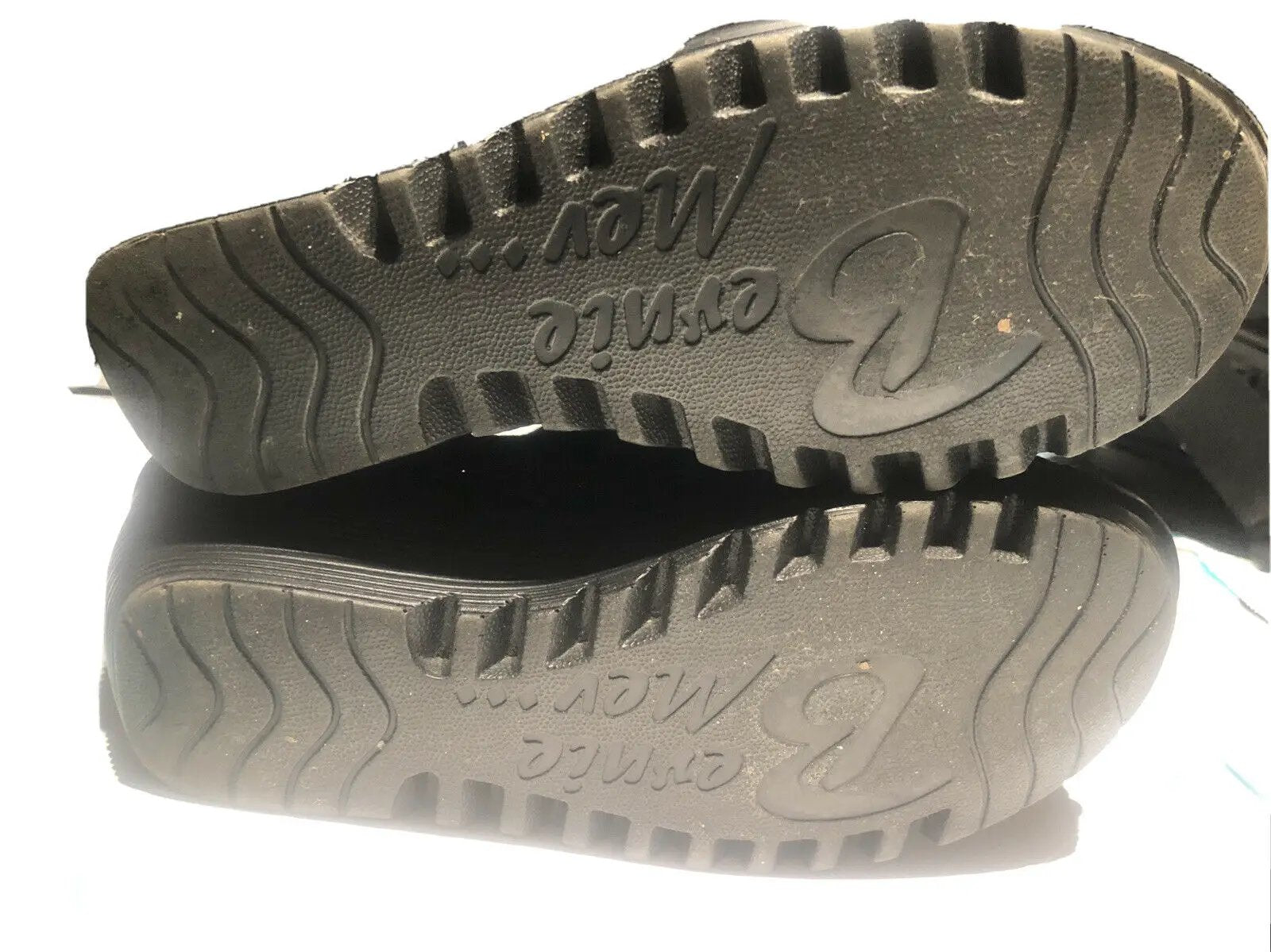 Bernie Mev Pewter Woven Stretch Mary Jane Wedge Shoes Euro 37 Women's US 6.5 by Bernie Mev