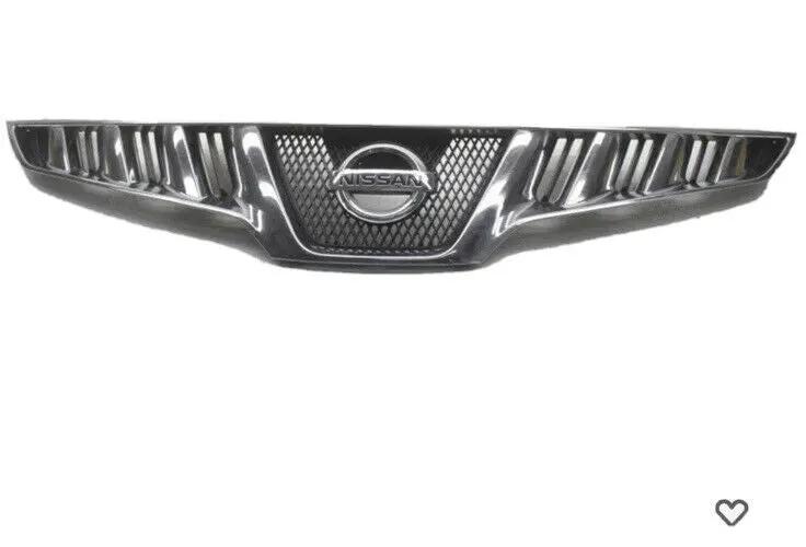 2010 Front Silver Chrome OEM Nissan Murano Upper Grille 62310-1AA0A by Nissan