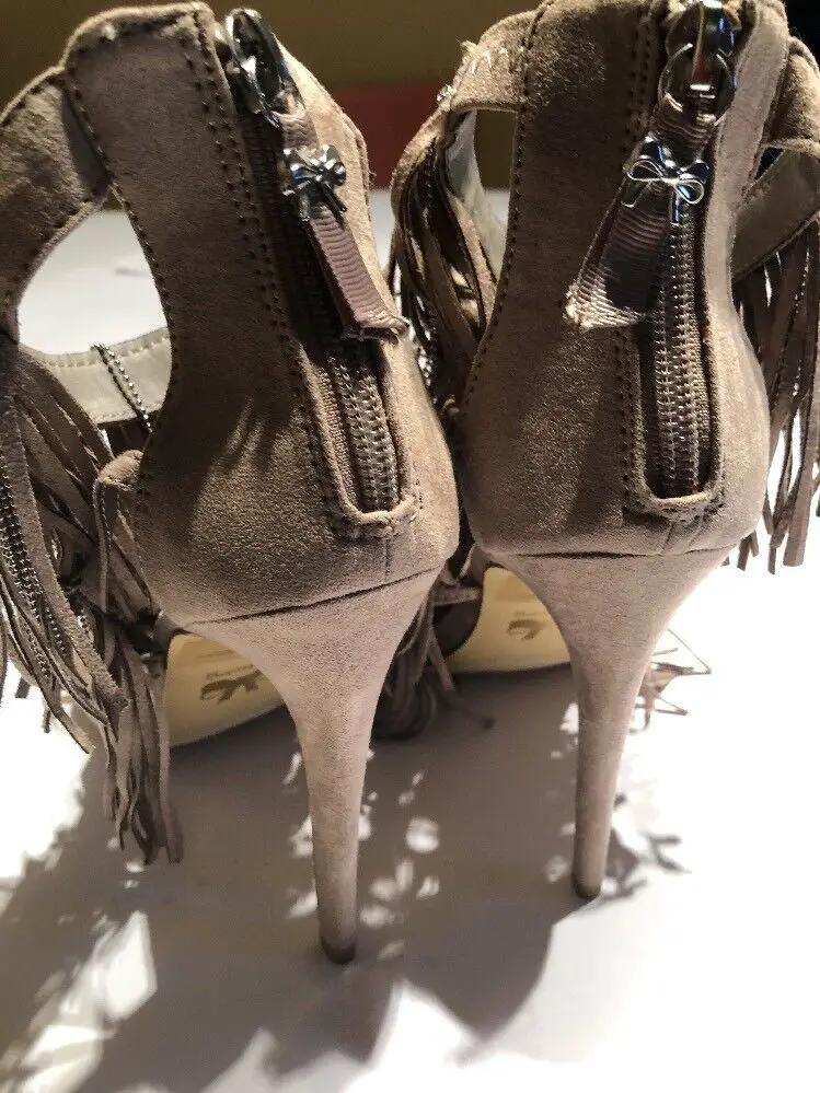 Bestyville Tassel Stelito Sandals by Betseyville