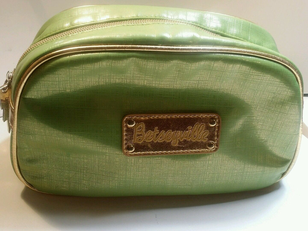 betseyville green makeup bag