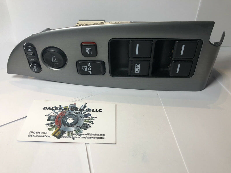 2005-2010  Honda Odyssey Master Power Window Switch 2005-10 OEM Driver Door