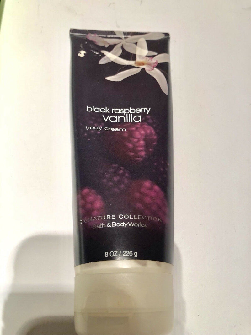 Bath and Body Works BLACK RASPBERRY VANILLA Triple Moisture Body Cream 8 oz