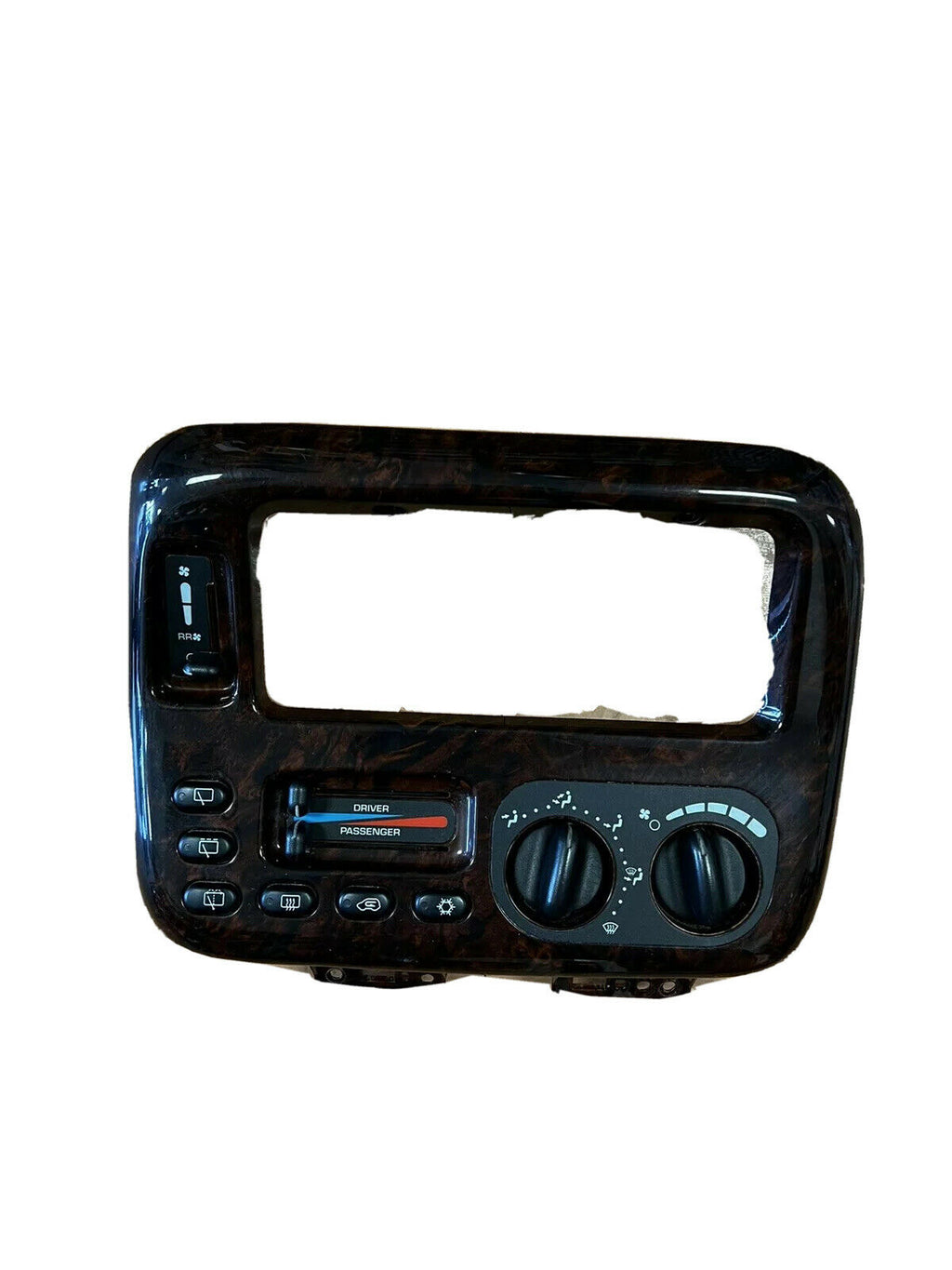 1996-2000 Dodge Caravan A/C Heater Control Radio Bezel Trim P/N: 04677966AB