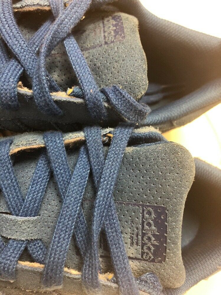 Adidas Youth shoes size 4.5 blue suede