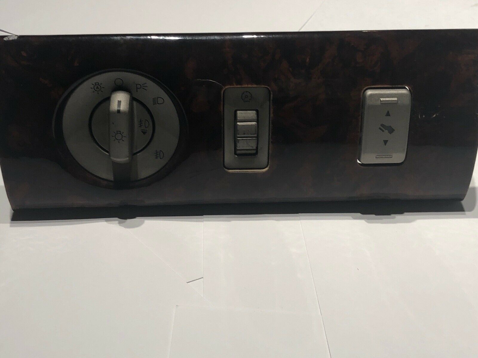 2003 - 2004 LINCOLN NAVIGATOR HEADLIGHT HEAD LIGHT DIMMER SWITCH WOODGRAIN