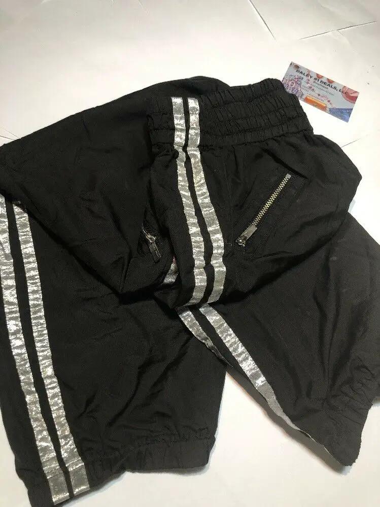 Youth Black And Silver Joggers by DALEY1DEALS,LLC.