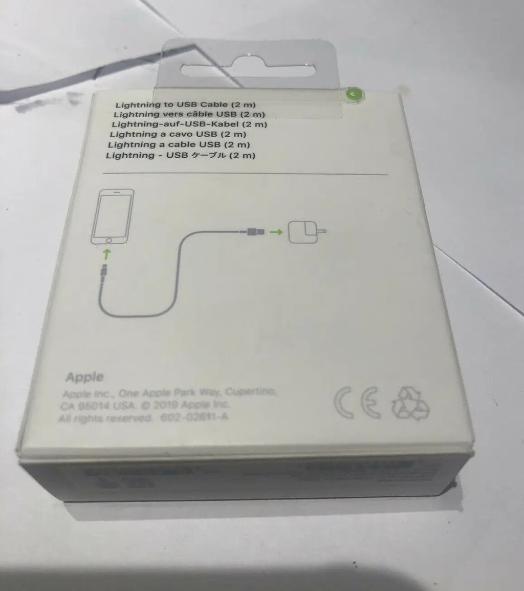 New Original Apple iPhone Lightning Cable 2m 6ft USB Charging Cord Authentic OEM by Apple