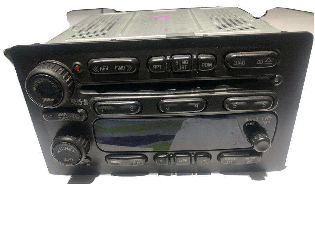 05 06 07 08 Trailblazer Envoy Rainier 6 Disc CD Radio OEM 15234935