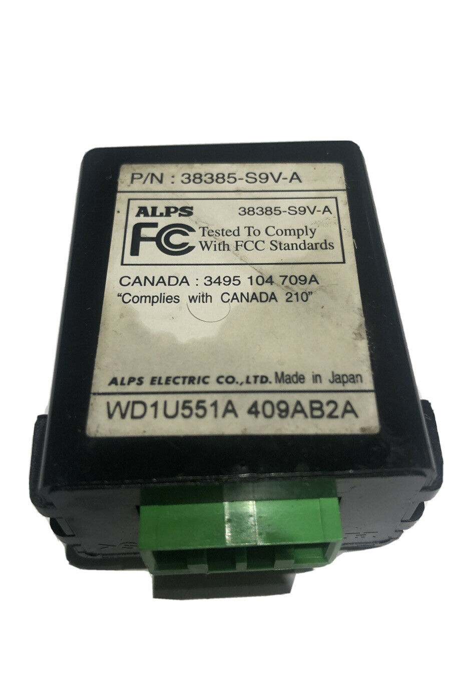 03-08 Honda Pilot Theft Locking/Keyless Entry Module OEM 38385-S9V-A01