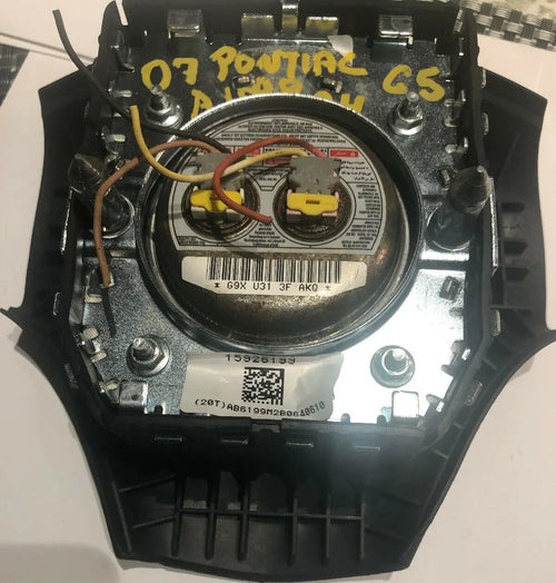 2006 07 08 09 PONTIAC TORRENT DRIVER SIDE AIRBAG STEERING WHEEL OEM BLACK by Pontiac