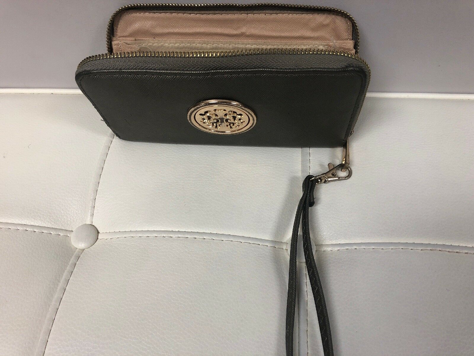 Silver Pewter Wristlet