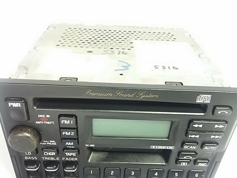 95-97 Volvo 960 850 R factory CD cassette player radio stereo 3533713, code:5316