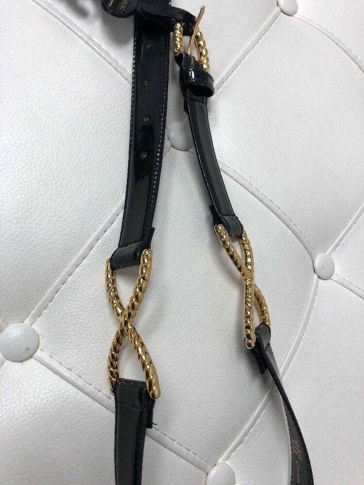 Crown Plaza Patent Leather Belt Size Small