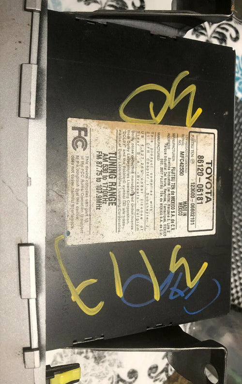 07 08 09 TOYOTA CAMRY RADIO w/ CD PLAYER & AC CLIMATE CONTROL OEM by DALEY1DEALS,LLC.