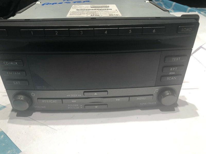 Audio/Video Equipment Radio/Amplifier/Receiver 2010 Forester Sku#2434460