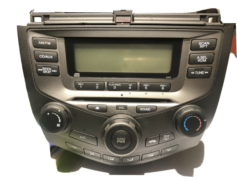 2003-2007 Honda Accord Am Fm Cd Player Radio Receiver