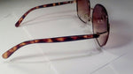 Vtg Oversized Brown Gradient Sunglasses Eyeglasses Frames