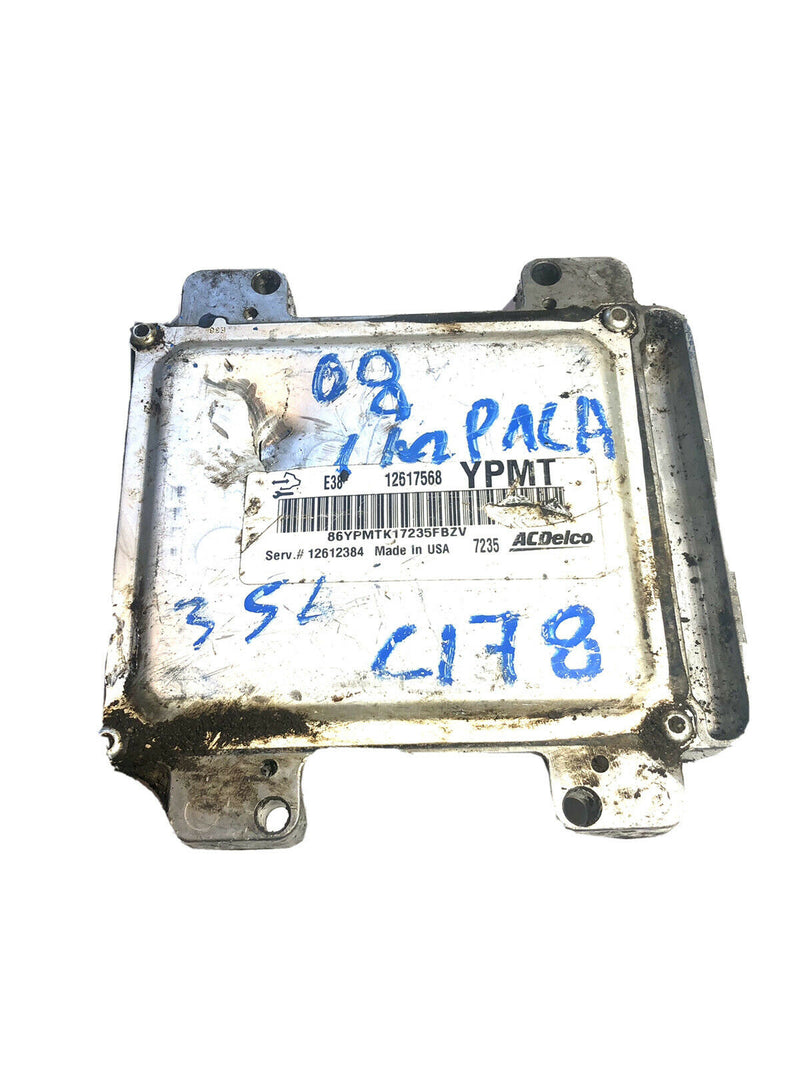 08 GM CHEVROLET IMPALA SILVERADO ECM ECU 12617568 ENGINE CONTROL MODULE