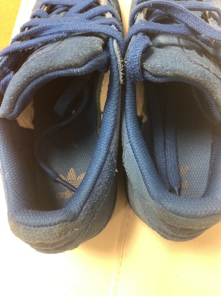 Adidas Youth shoes size 4.5 blue suede