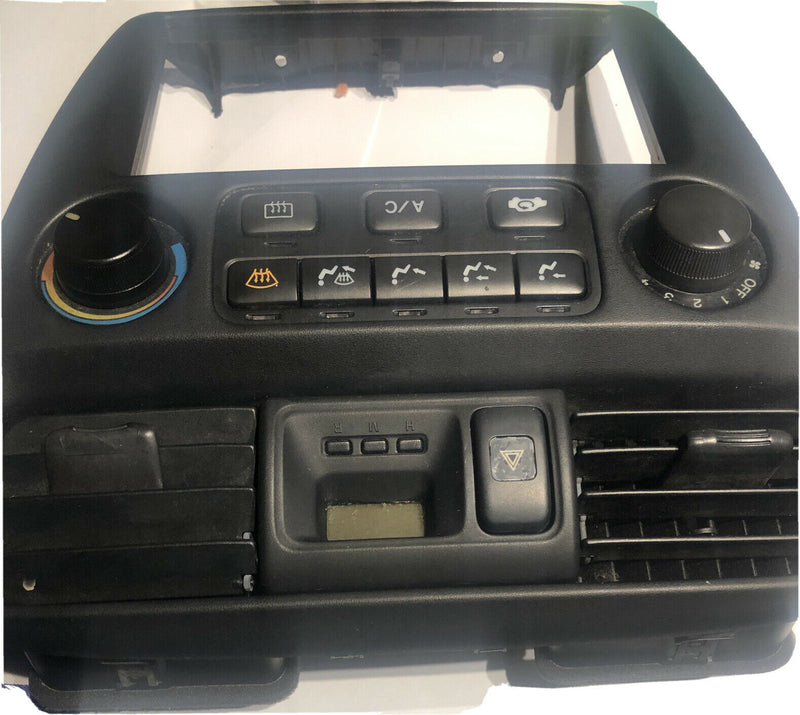 98-02 Honda Accord A/C Temperature Heater Climate Control w Vent & Clock & Bezel