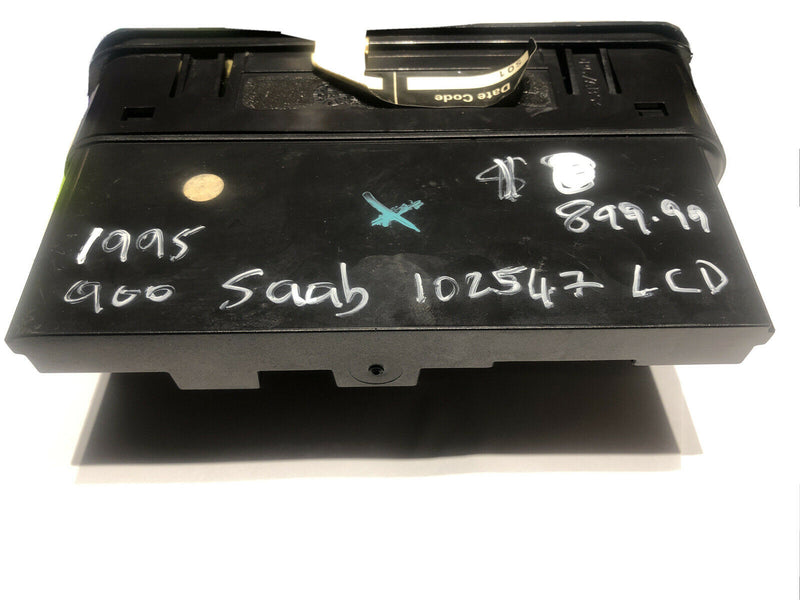 1995 Saab 900 Hatchback Information Dash Module with Clock