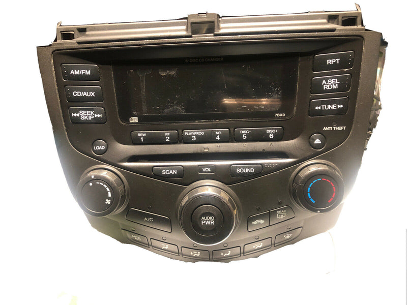 2005 honda accord radio