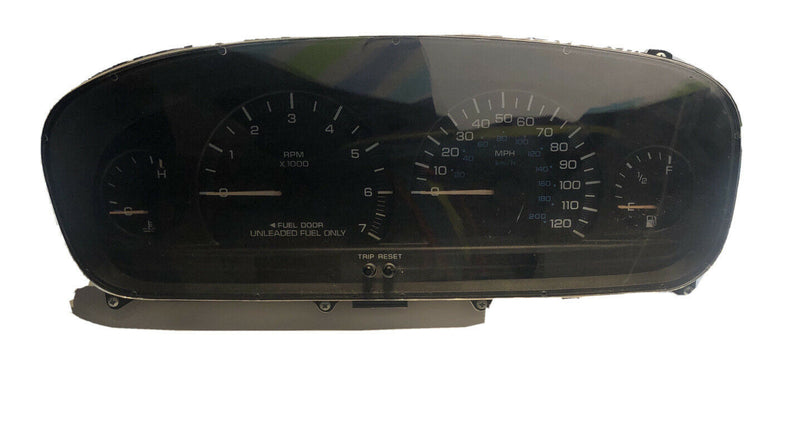 99-00 Dodge Caravan Voyager 4spd  Instrument Cluster Speedometer Tach Black Plug