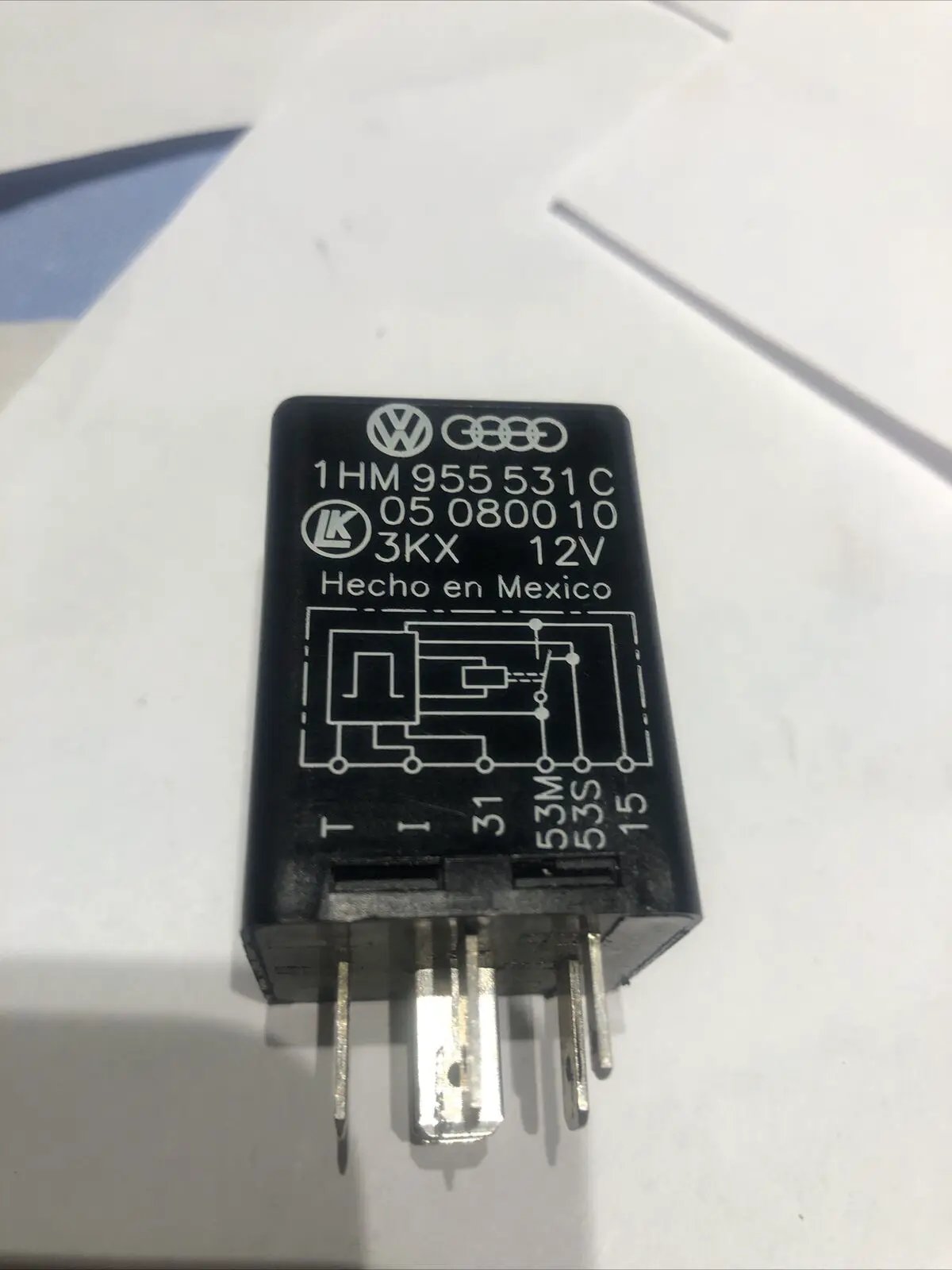 Intermittent Wiper Relay # 196 93-99 VW Jetta Golf GTI Cabrio - 1HM 955 531 C by Volkswagen