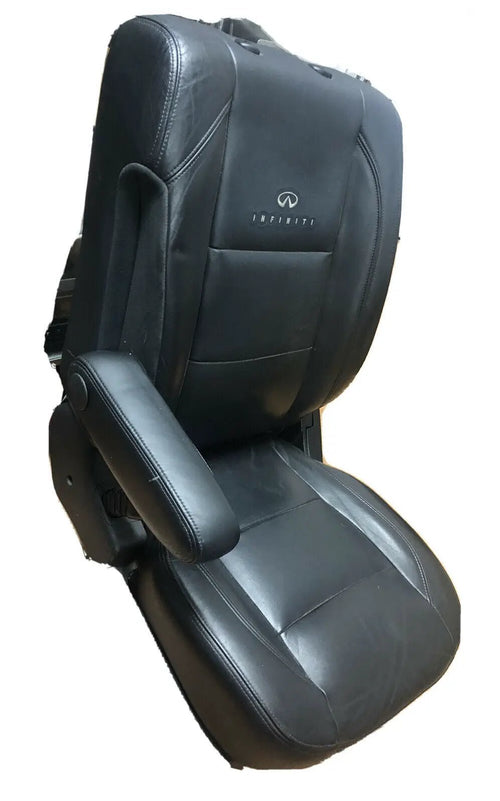 2006-2010 09 08 07 QX56 Infinity Black Leather Bucket Seats Driver OEM 2009 by Infinity