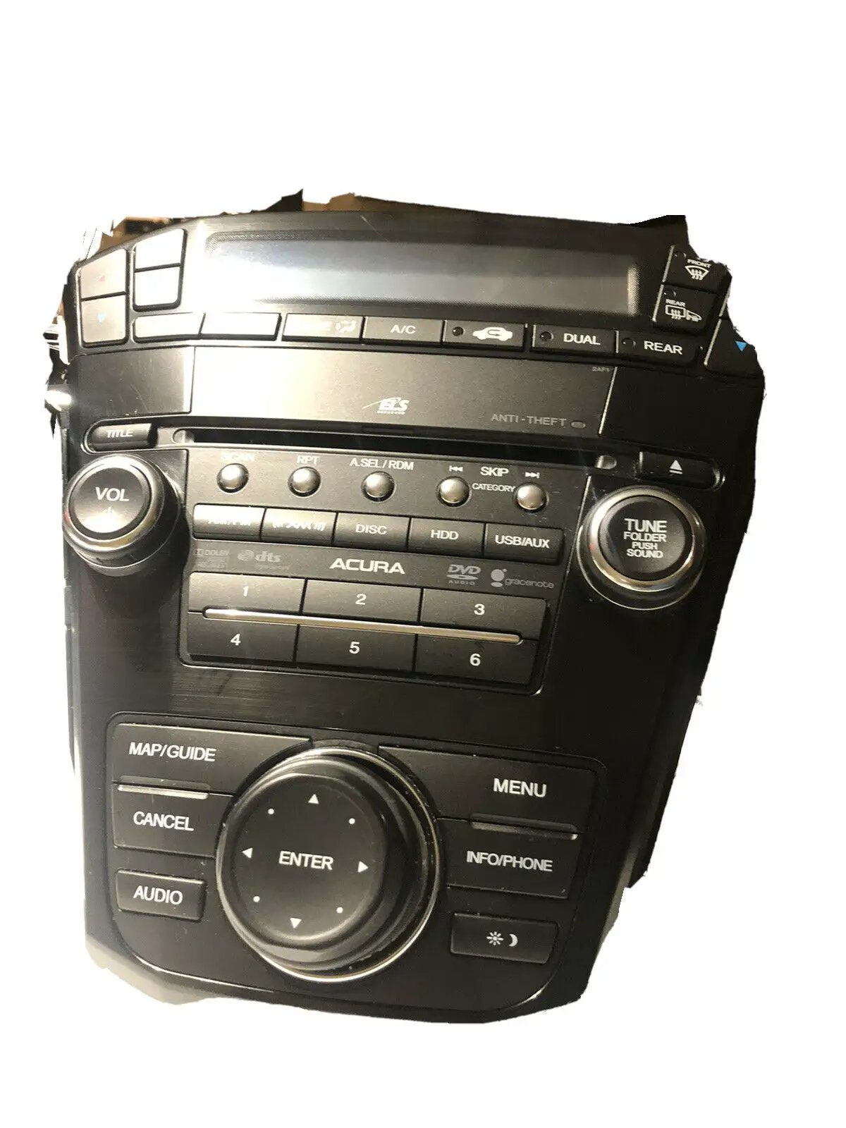 2011 Acura MDX Navigation CD XM DVD Player Radio 2AF1 OEM by Acura