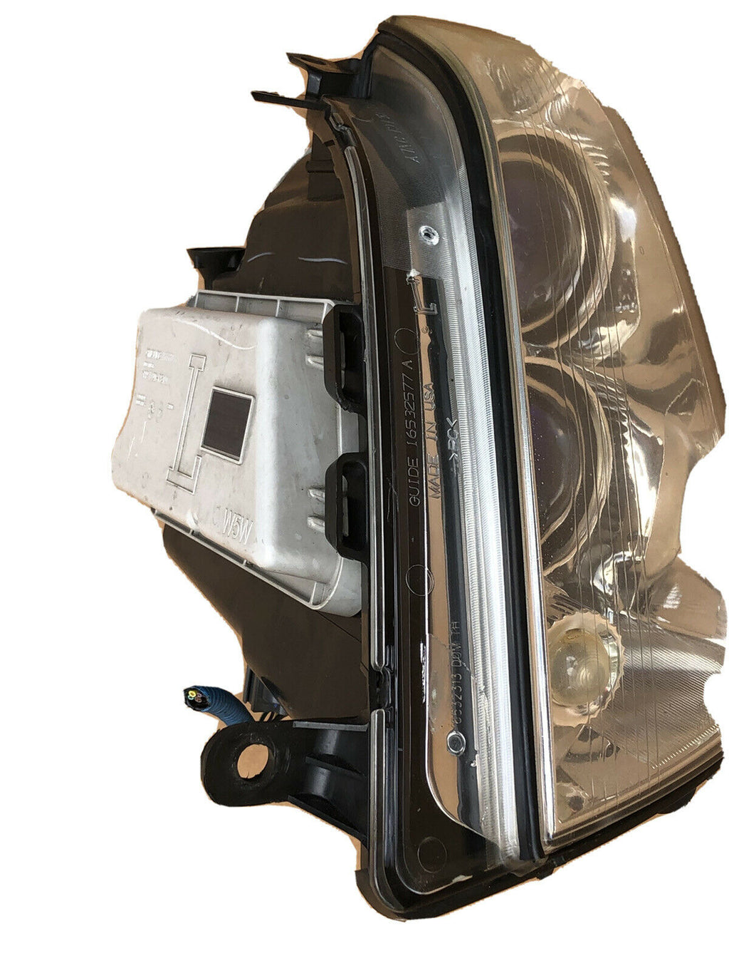 2005-11 CADILLAC STS-4 HALOGEN HEADLIGHT HEADLAMP DRIVER LEFT SIDE OEM A4 Lense