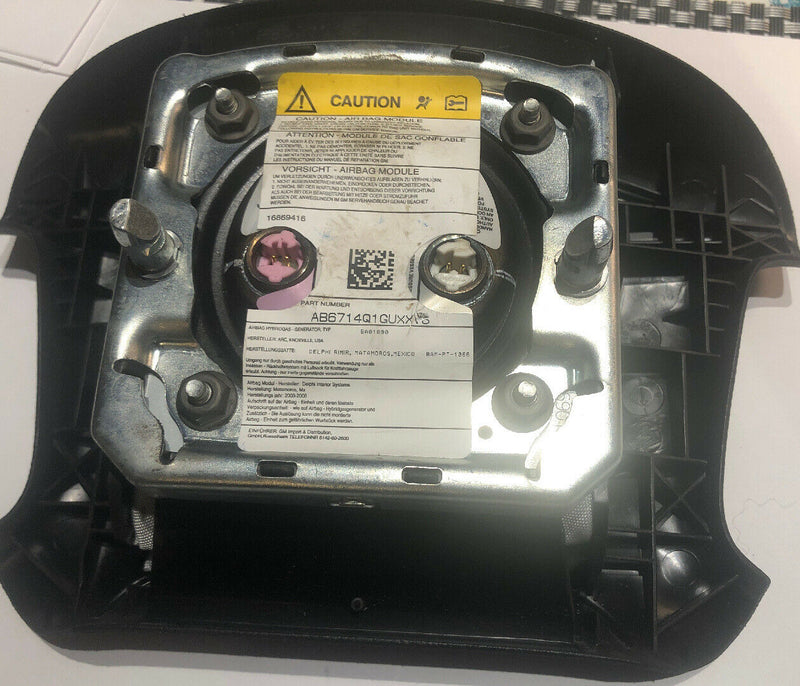 2006-2013 CHEVY IMPALA DRIVER AIR BAG BLACK USED OEM!