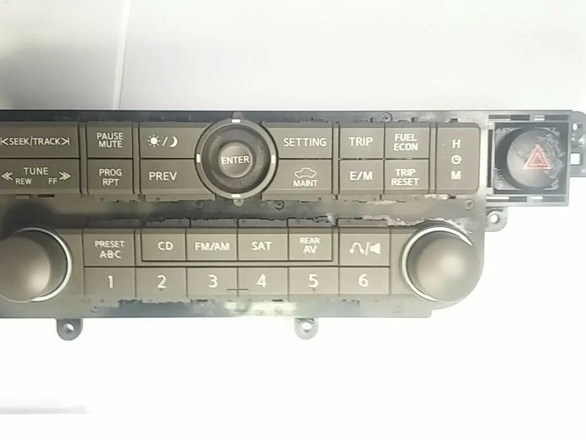 Fine 04 05 06 Nissan Quest Radio display face plate w/o nav OEM CC911 280985Z00B by Nissan