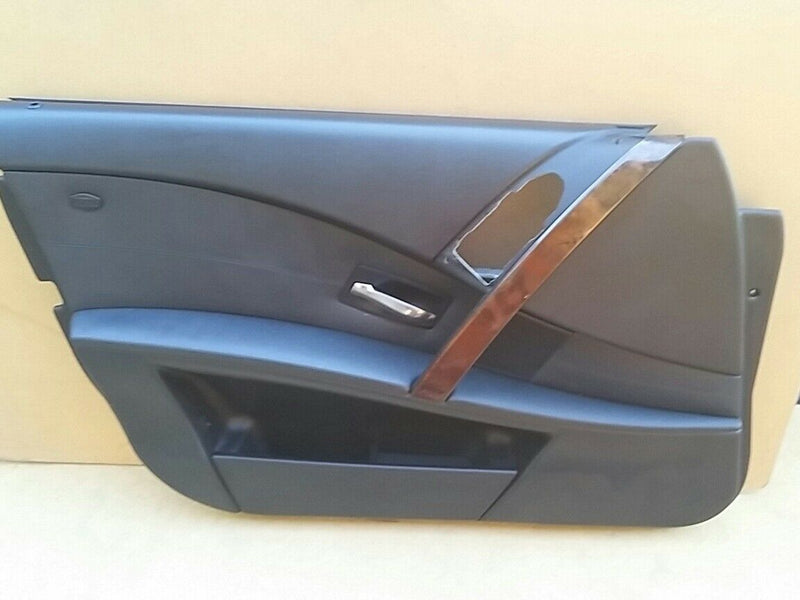 2001-06 Mercedes W203 C Class DRIVER SIDE BLACK LEATHER DOOR PANEL