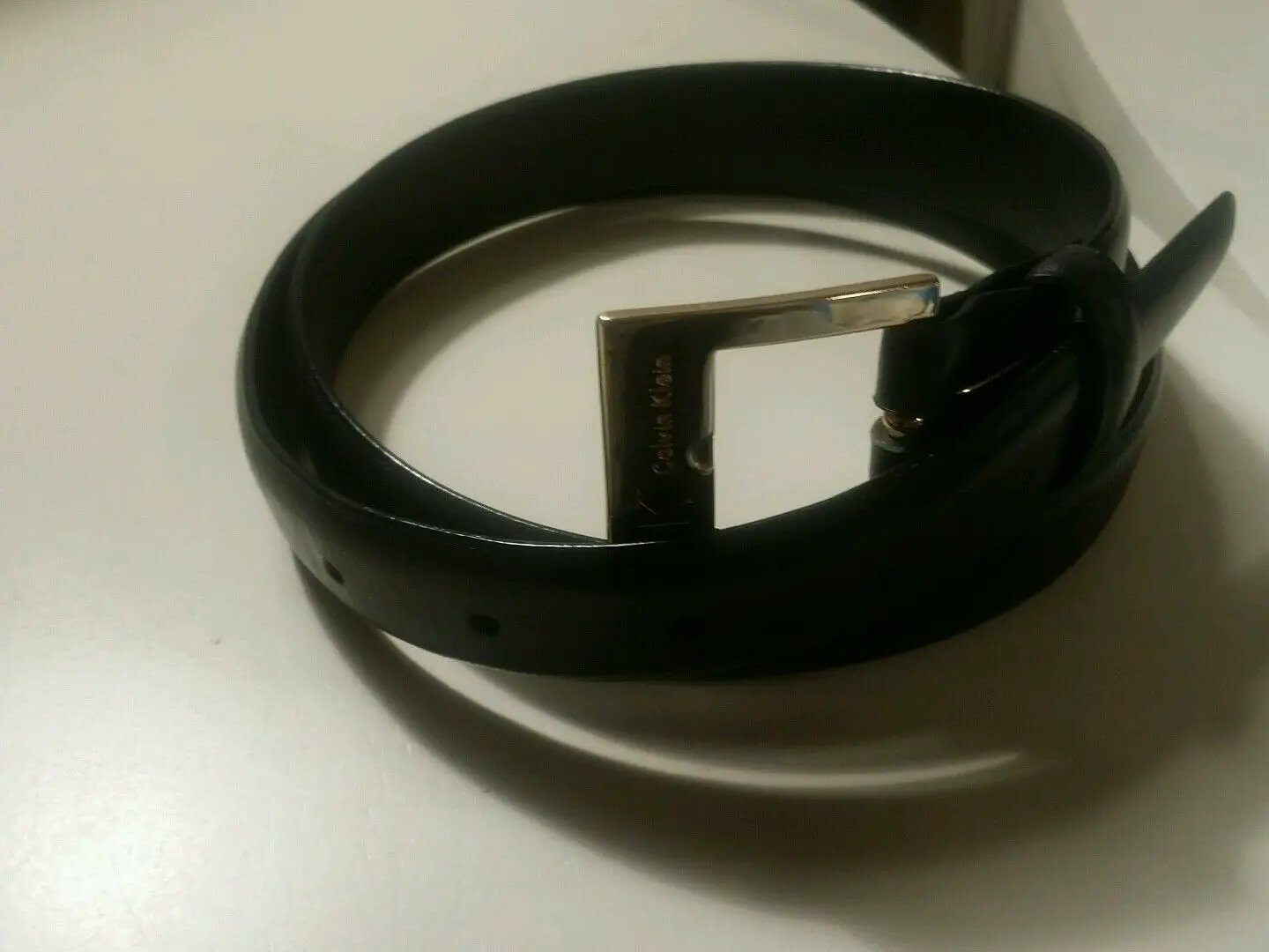 liz claiborne large black leather belt by Liz Claiborne