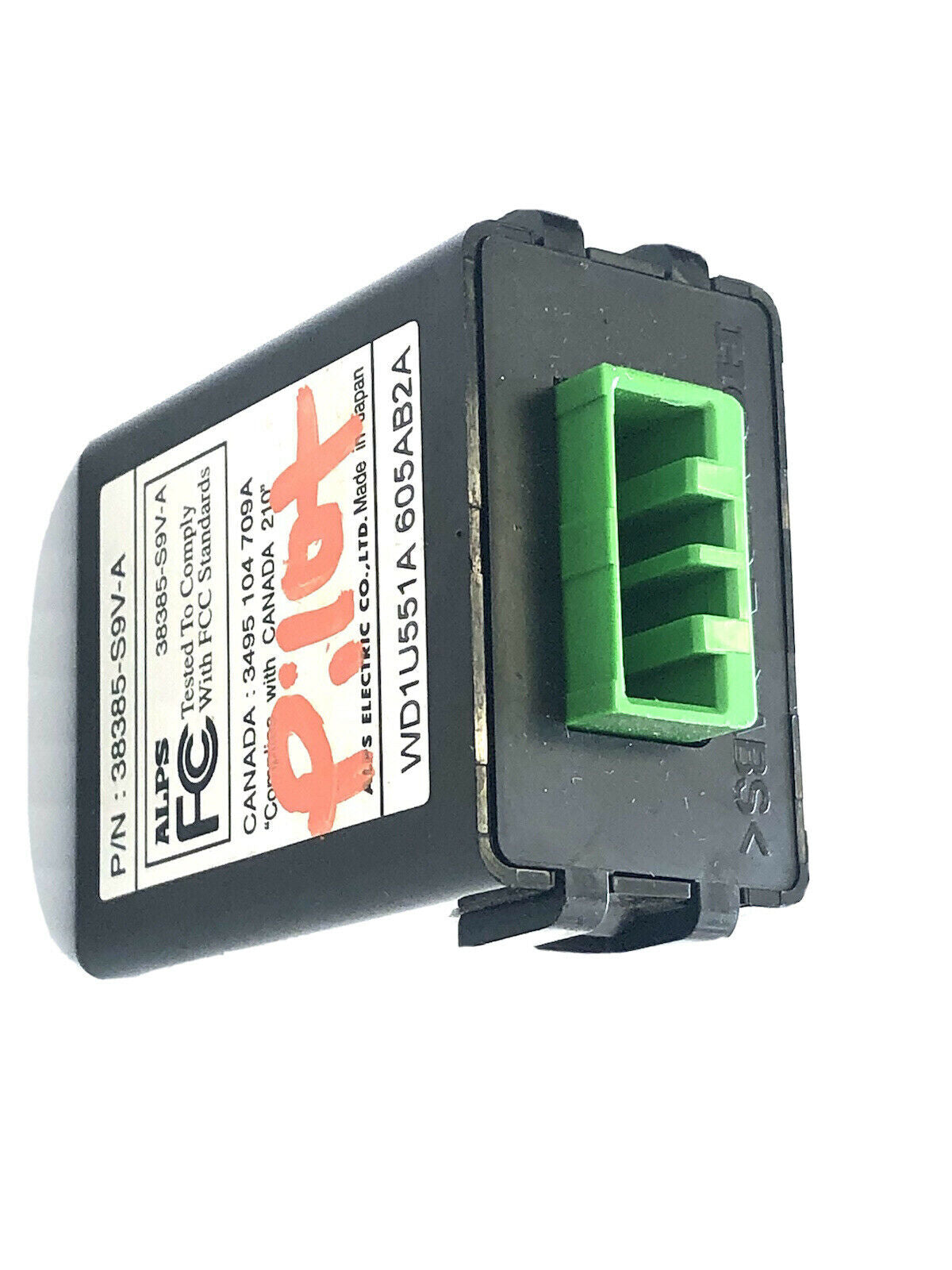 03-08 Honda Pilot Theft Locking/Keyless Entry Module OEM 38385-S9V-A01 2003 2007