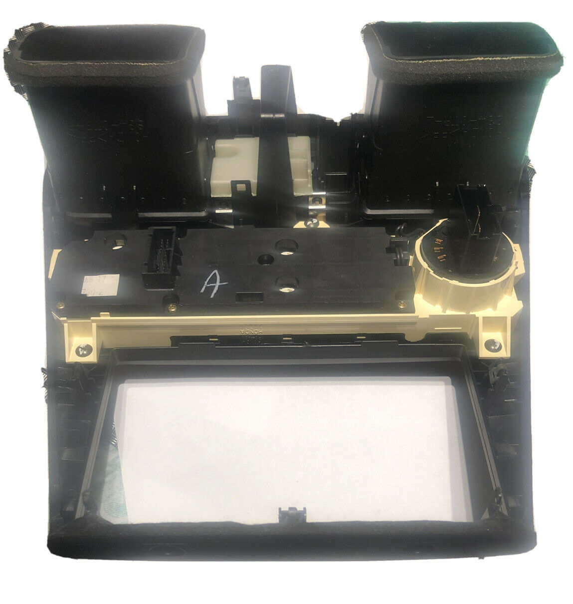 98-02 2001 Honda Accord Climate Control Manual AC Heater Temperature Radio Bezel