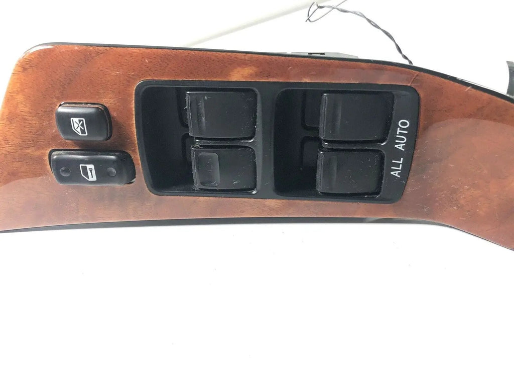 LEXUS RX300 MASTER POWER DRIVER LEFT WINDOW CONTROL SWITCH WOOD GRAIN 1999-2003 by Toyota OEM FACTORY ORIGINAL GENUINE STOCK