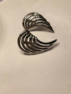 SILVER ANGEL WINGS/EARRINGS/SILVER Clip Ons