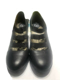 Fly London Women Shoe Yan Size 6M EUR 37 Black Wedge Heel Mary Jane Pre Owned yq by FLY London