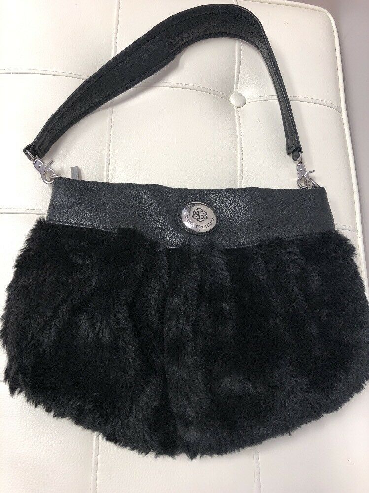 Vintage Dana Buchman Faux Fur Ladies Shoulder Bag