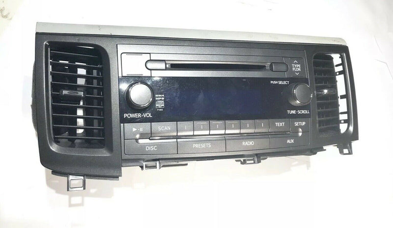 2011-2014 Toyota Sienna OEM AM FM Radio Single CD Player 86120-08270 Face P1842