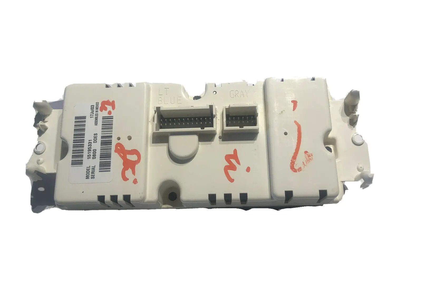 Temperature Control Front ID 15195331 Fits 03-04 BRAVADA 272361 by CHEVROLET TRUCK