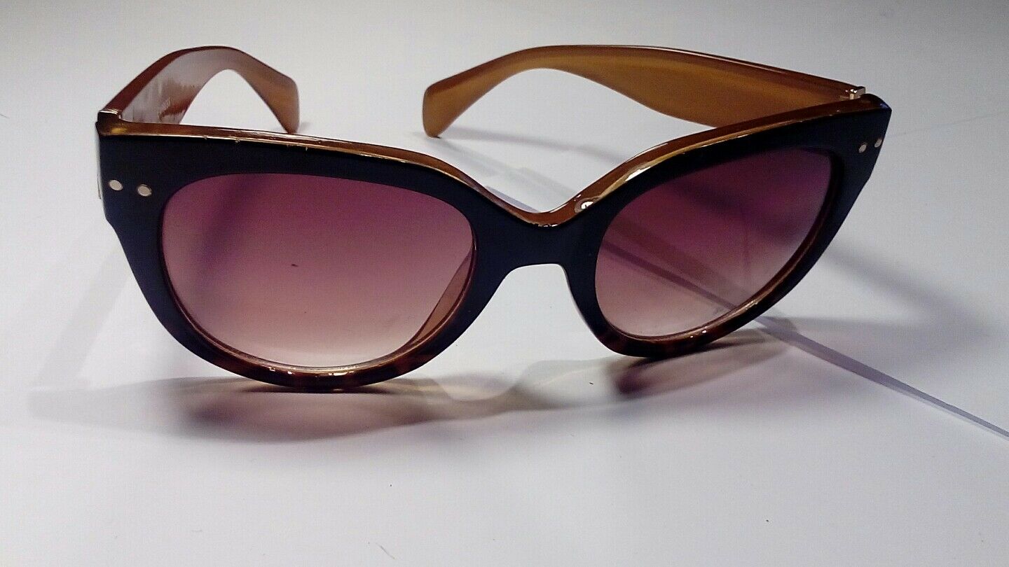 dark brown tortoise color owl shaped forever 21 sunglasses
