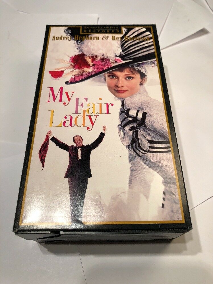 My Fair Lady Movie Video VHS Tape Double Cassette SEALED NEW Audrey Hepburn