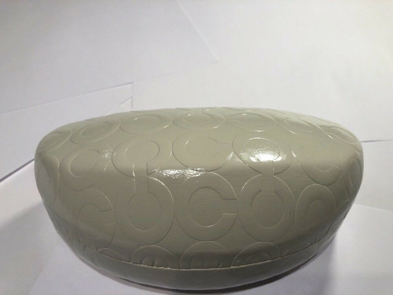 Coach Eyeglass Sunglasses Case Holder - Empty Case - White