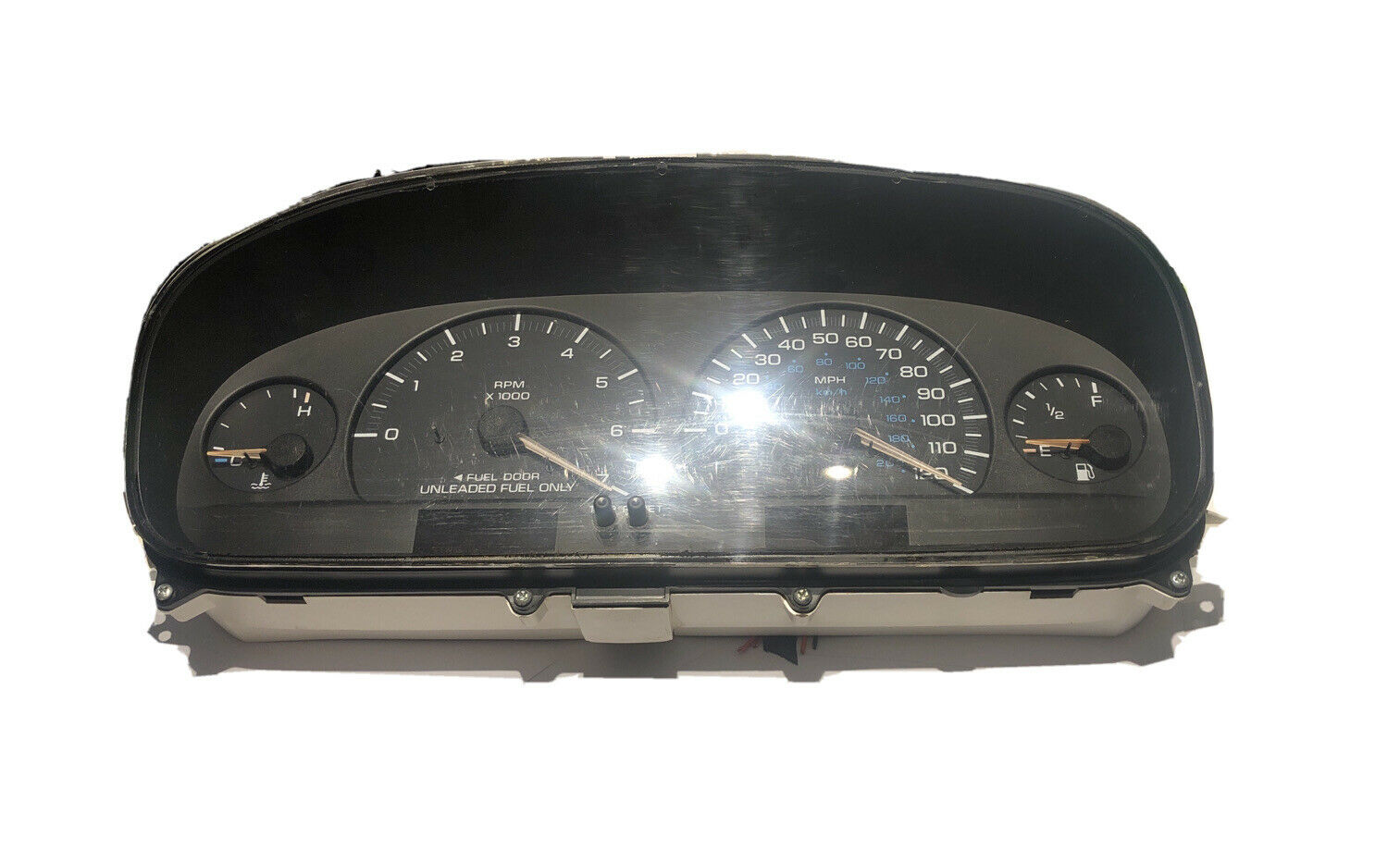 1999 2000 Caravan Voyager Instrument Cluster Speedometer Tach *Black Plug! 99 00