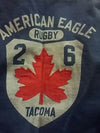 100% Cotton American Eagle Outfitters, sz. large Vintage Rugby sweater, RN54485.