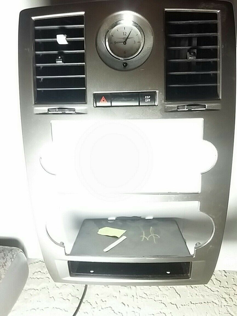 2008 CHRYSLER 300 RADIO NAVIGTAION DASH BEZEL TRIM